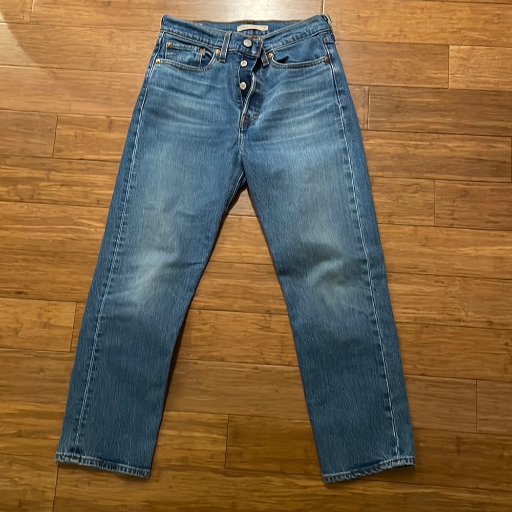 Levi’s Wedgie Straight Crop Jeans